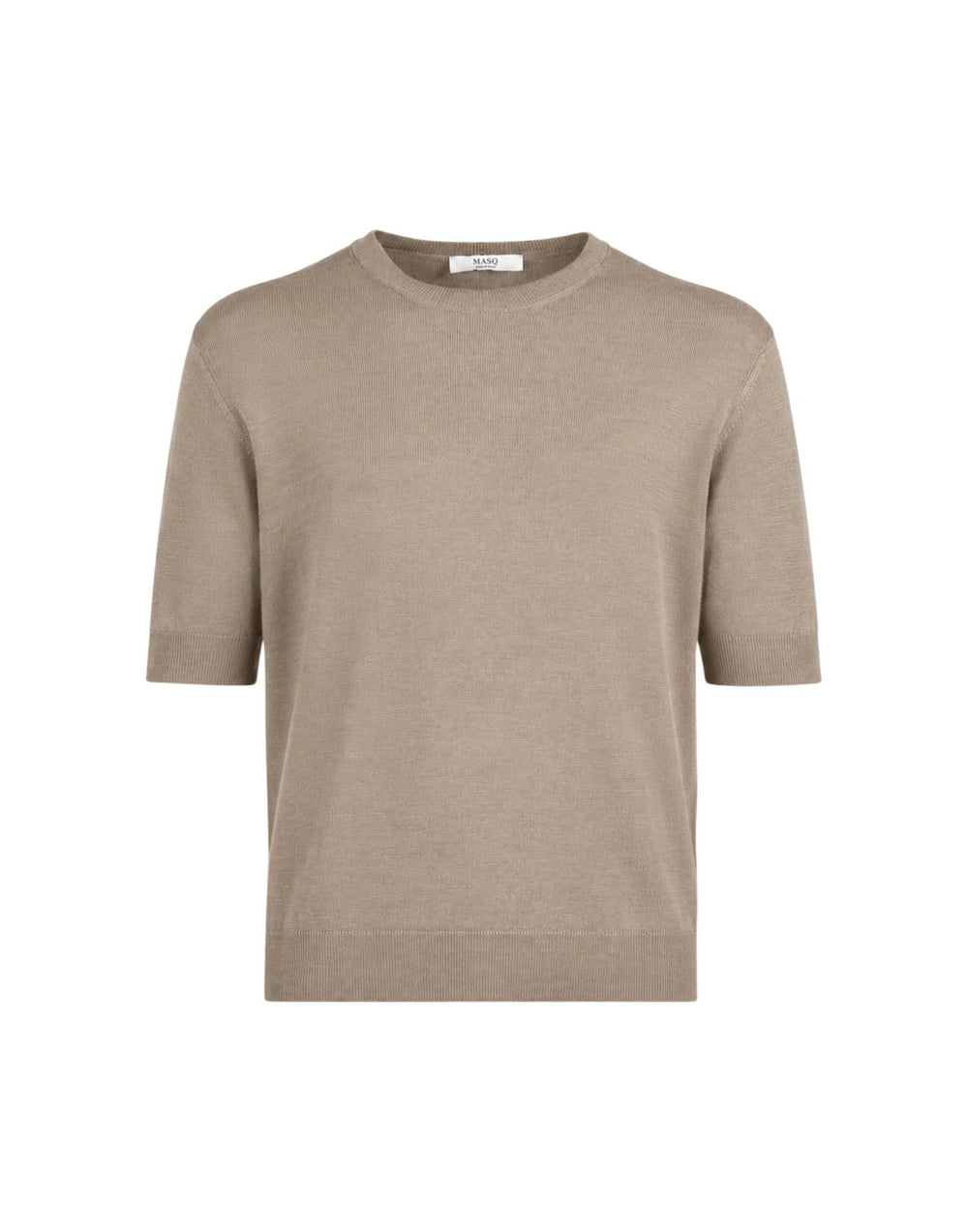 M5425-1042 0150 Girocollo manica corta in lino<BR/><BR/><BR/><BR/> M5425-1042 0150 MasQ 