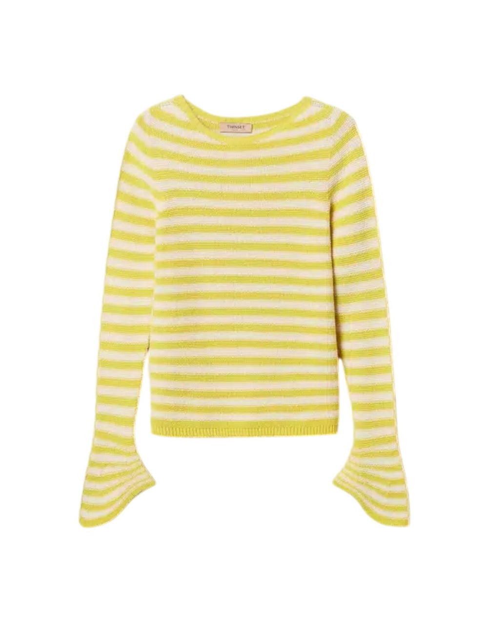 261TP3221 13381 Maglia Seamless Girocollo Righe 261TP3221 13381 Twinset 