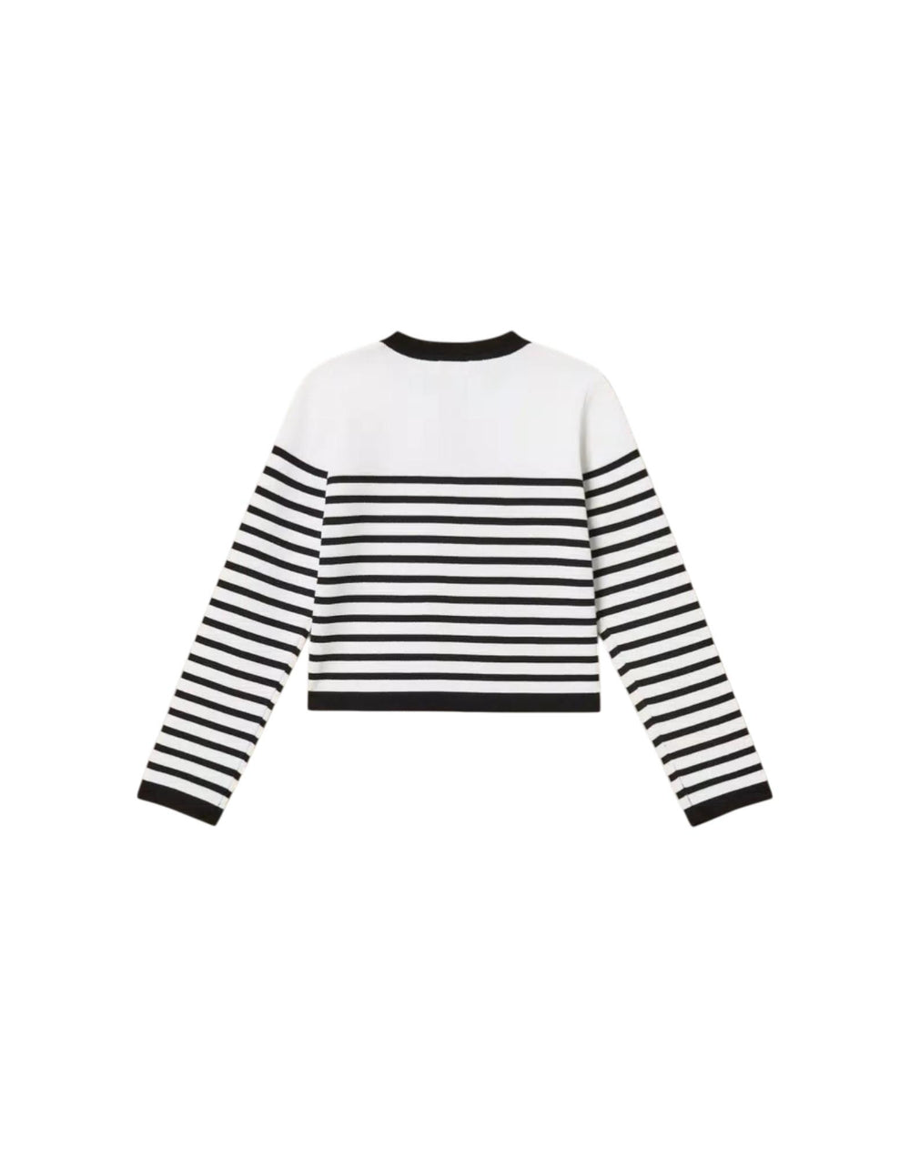 261GJ3060 11008 Cardigan-maglia a righe 261GJ3060 11008 Twinset 