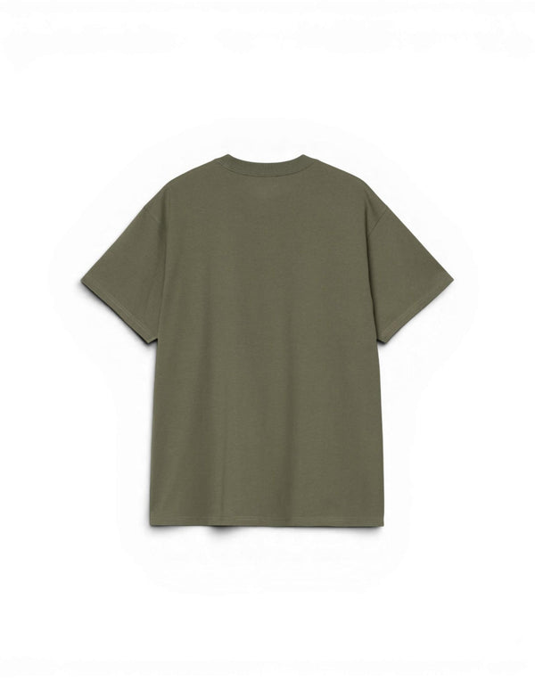 I030435 3LUXX S/S Script Embroidery T-Shirt I030435 3LUXX Carhartt Wip 