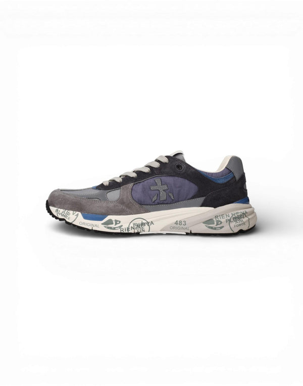 Premiata Mase 25 8021 Sneaker uomo blu+grigio immagine 3