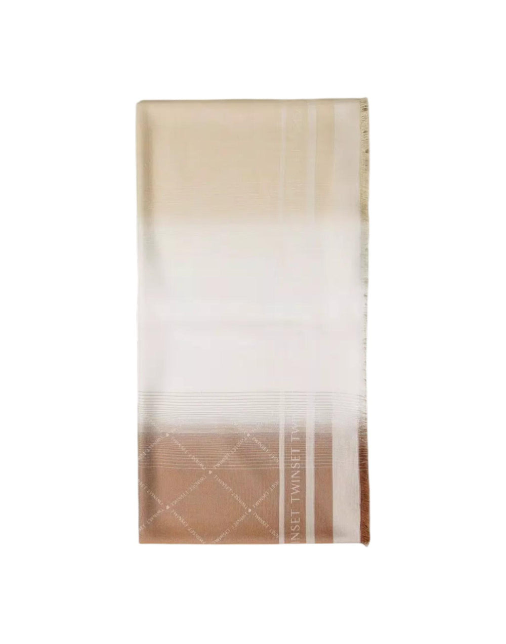 261TA4310 13275 Kefiah jacquard con logo 261TA4310 13275 Twinset 