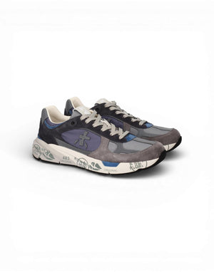 Premiata Mase 25 8021 Sneaker uomo blu+grigio immagine 4