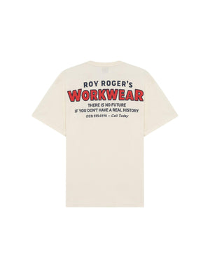 RRW017CR340569 C0228 T-shirt in jersey con stampa Workwear RRW017CR340569 C0228 Roy Roger's 