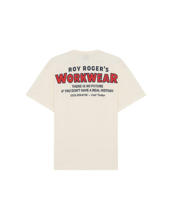 RRW017CR340569 C0228 T-shirt in jersey con stampa Workwear RRW017CR340569 C0228 Roy Roger's 