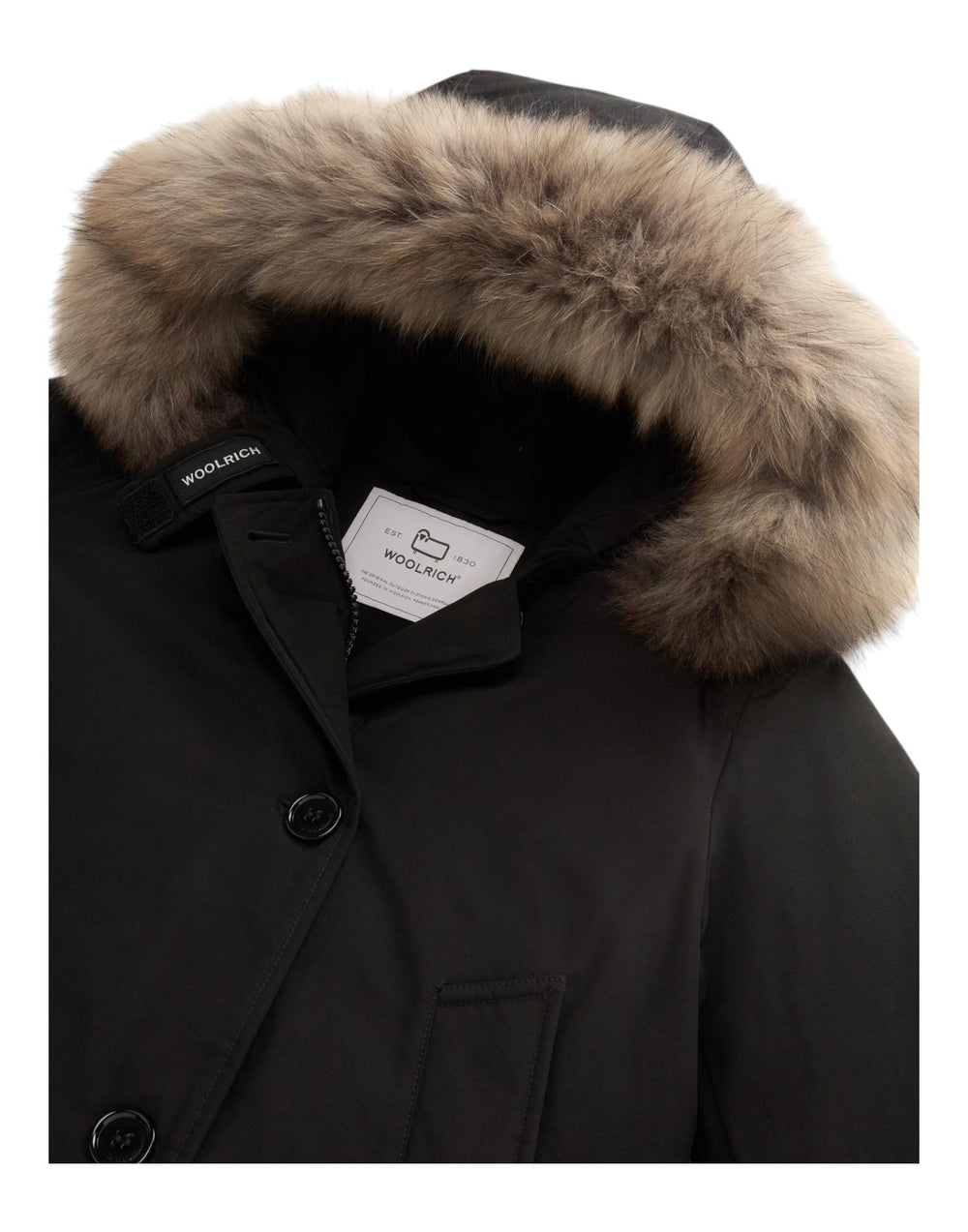 CFWWOU0540FRUT0001 BLK Arctic Detachable Fur Parka CFWWOU0540FRUT0001 BLK Woolrich 