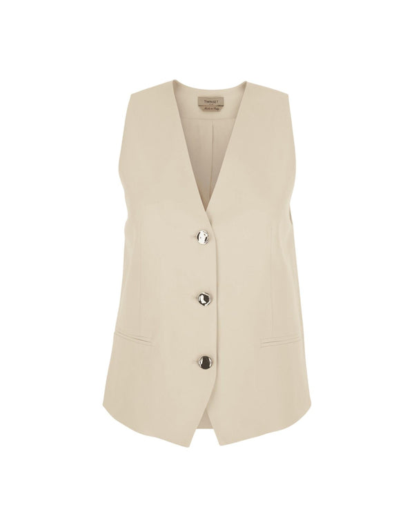 261TP2224 07222 GILET CORTO 261TP2224 07222 Twinset 