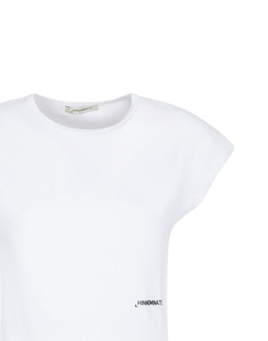 Hinnominate T-Shirt Mezza Manica In Costina T-shirt donna bianco immagine 2