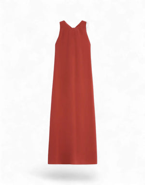 G 2979 F753 5288 Abito lungo in crepe de chine di seta<BR/> G 2979 F753 5288 Aspesi 
