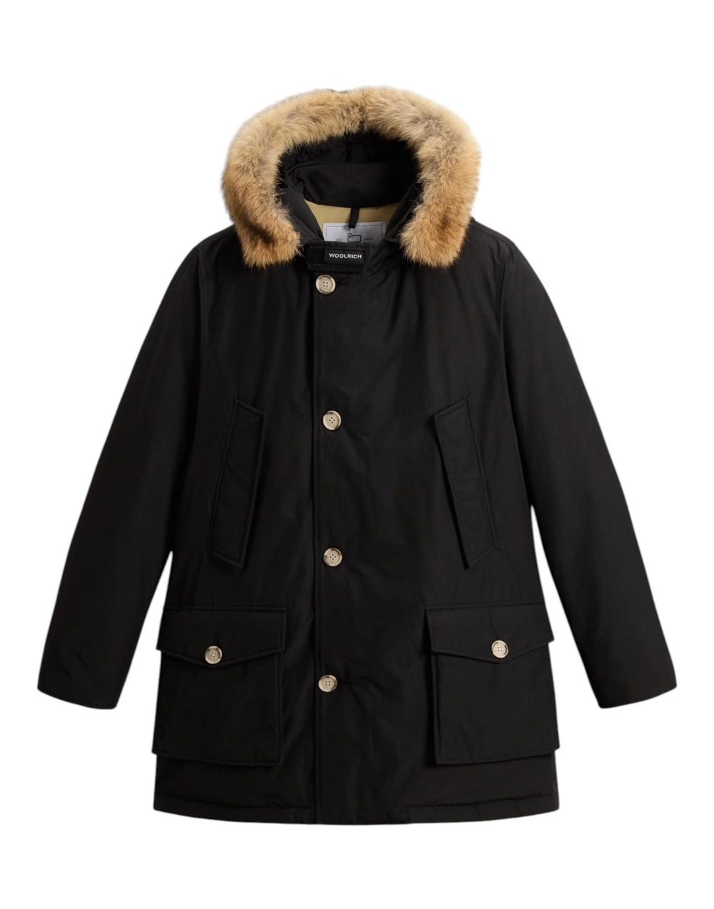 CFWOOU0482MRUT0001 BLK Arctic Detachable Fur Parka CFWOOU0482MRUT0001 BLK Woolrich 