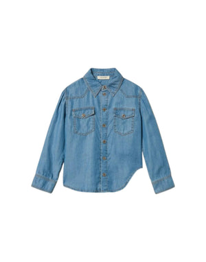 261GJ2075 13235 Camicia in chambray con tasche 261GJ2075 13235 Twinset 