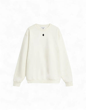 S6CMMASW099 412 Felpa girocollo con stampa logo S6CMMASW099 412 County of Milan 