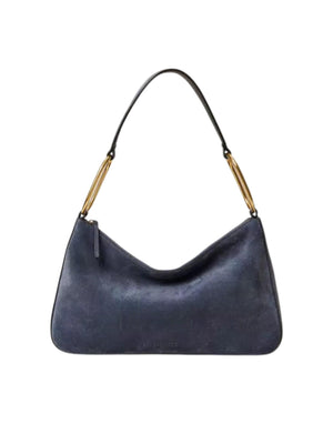 261TB7086 05259 Borsa "Liliane" media in suede con anelli 261TB7086 05259 Twinset 