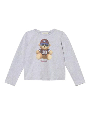 252GJ2321 11834 T-Shirt con Stampa e Strass 252GJ2321 11834 Twinset 