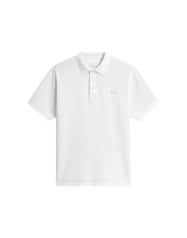 Woolrich Mackinack Polo Polo uomo faded arctic white