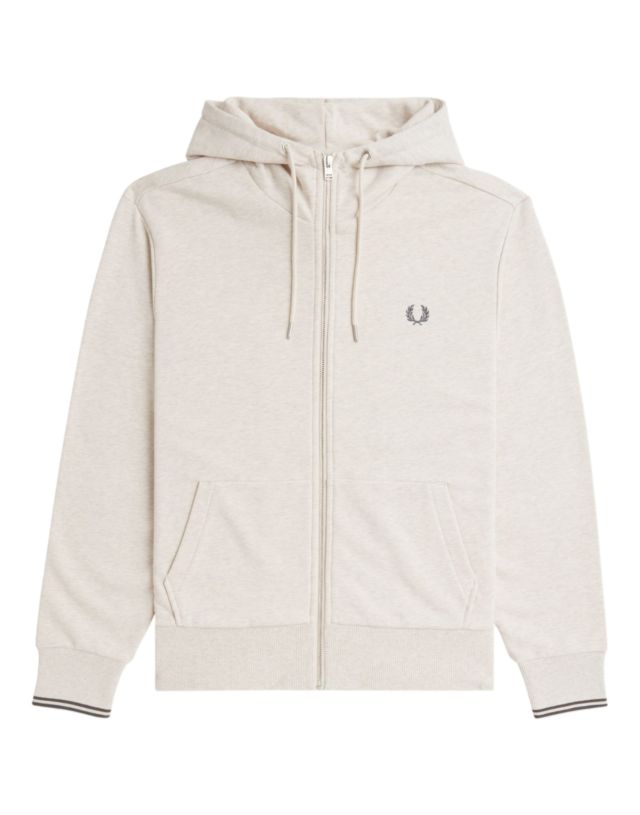 Fred Perry Fp Hooded Zip Through Sweatshirt