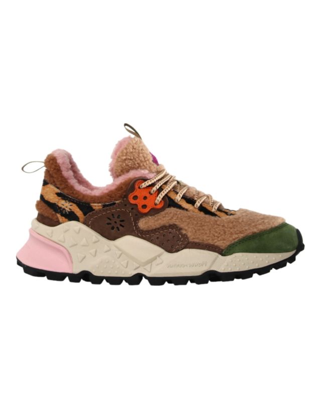 Flower Mountain Kotetsu Woman Teddy - Sneakers in nubuck/teddy