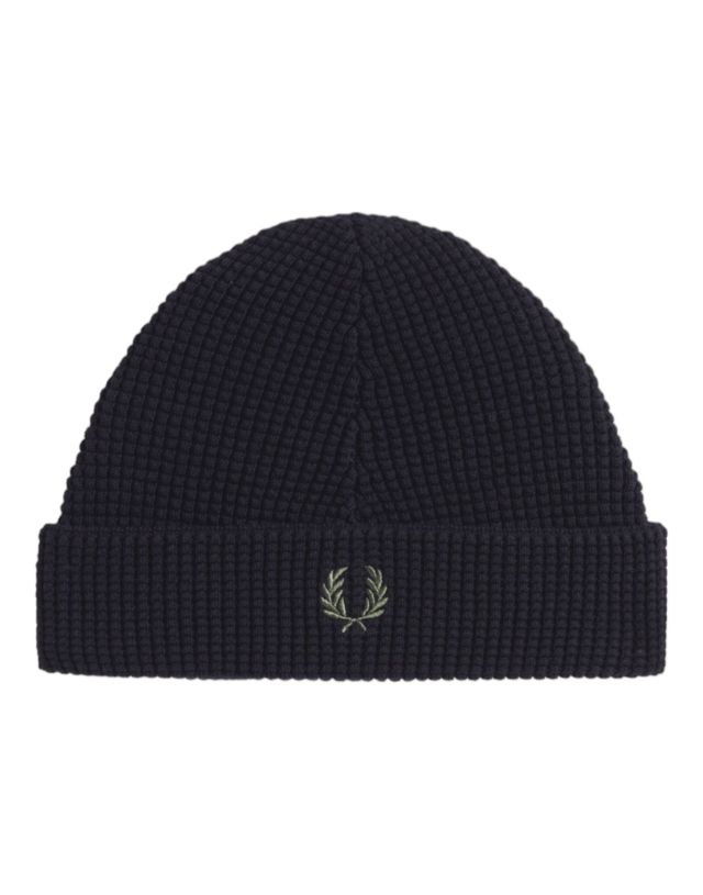 Fred Perry Fp Waffle Knit Beanie