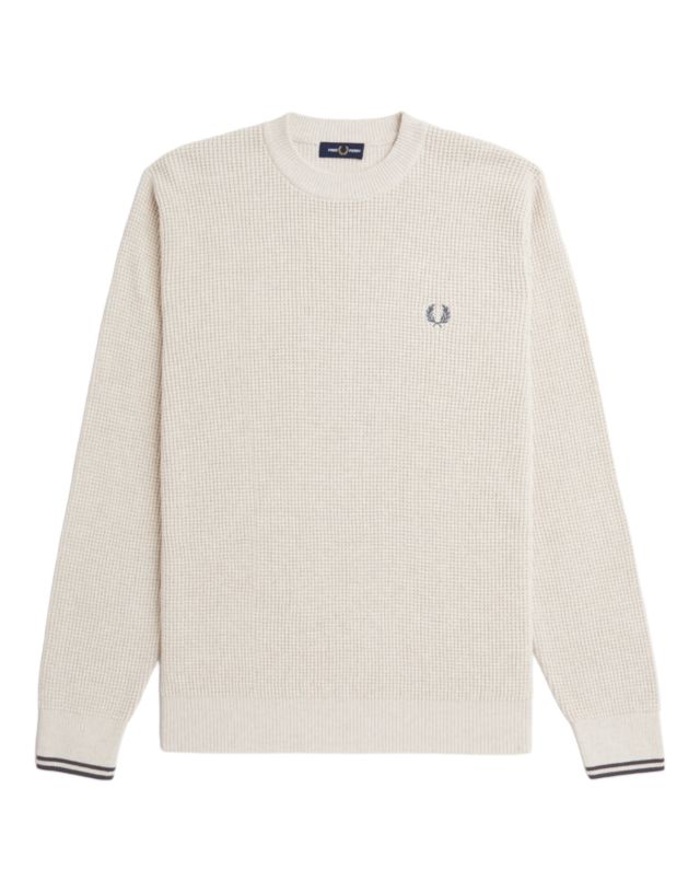 Fred Perry Fp Waffle Stitch Jumper