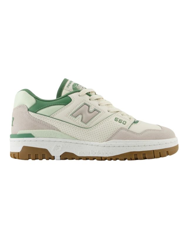 New Balance Sneakers Lifestyle Womens 550 Suede-Synthetic-Textile