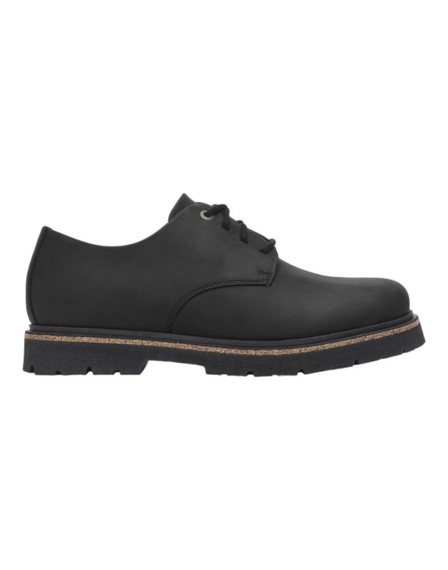 Birkenstock Highwood Lace Low Men black, Oiled Leather