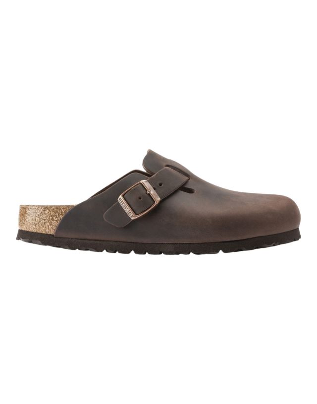 Birkenstock Boston habana, Oiled Leather