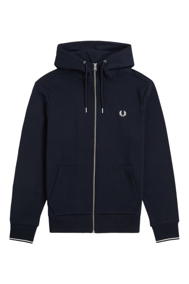 Fred Perry Fp Hooded Zip Through Sweatshirt