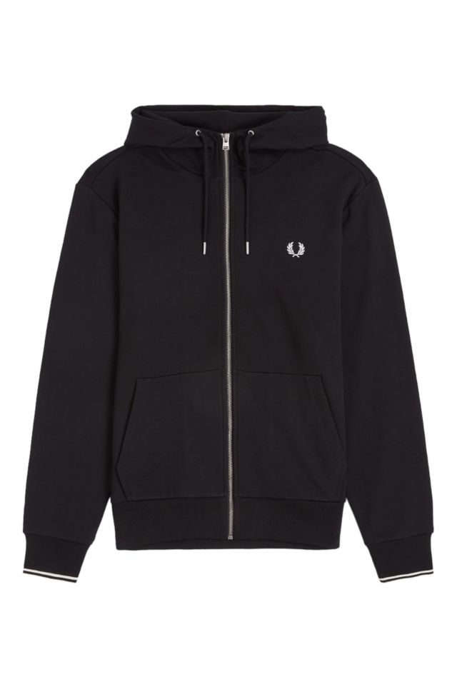 Fred Perry Fp Hooded Zip Through Sweatshirt