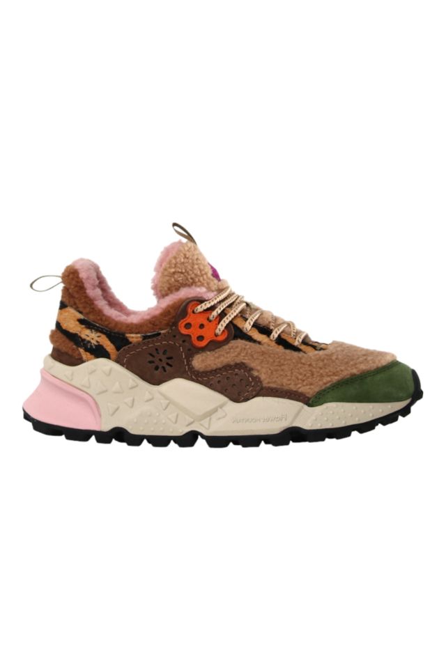 Flower Mountain Kotetsu Woman Teddy - Sneakers in nubuck/teddy