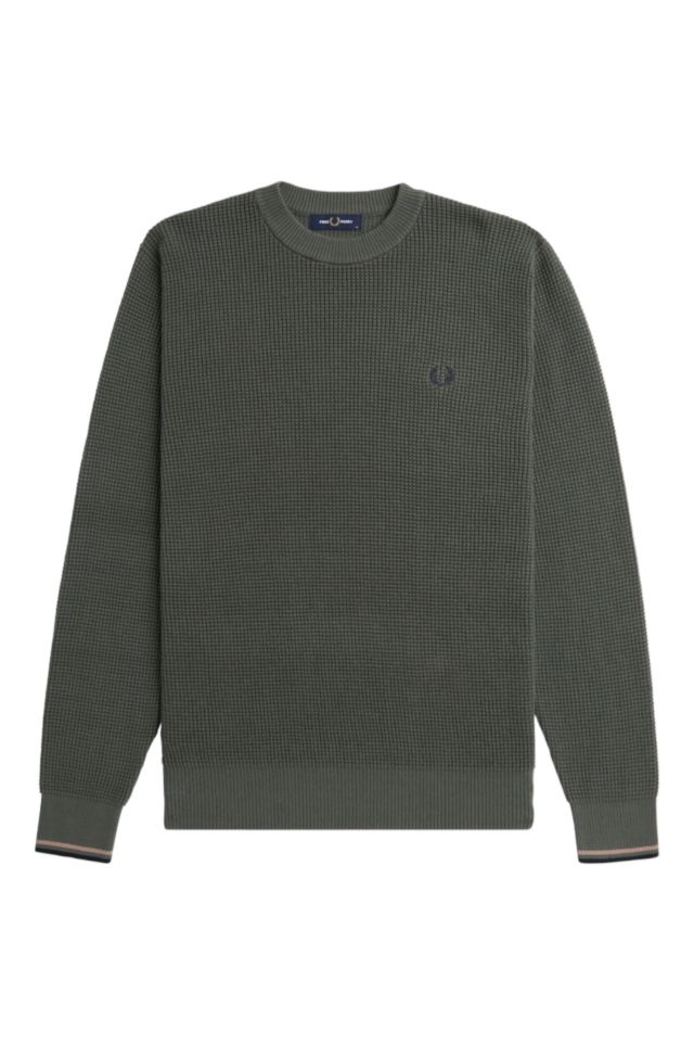 Fred Perry Fp Waffle Stitch Jumper