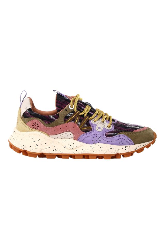 Flower Mountain Yamano 3 Woman - Sneakers in nubuck/lana