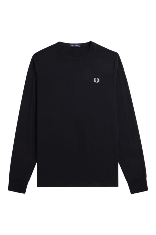 Fred Perry Fp Long Sleeve Crew Neck T-Shirt