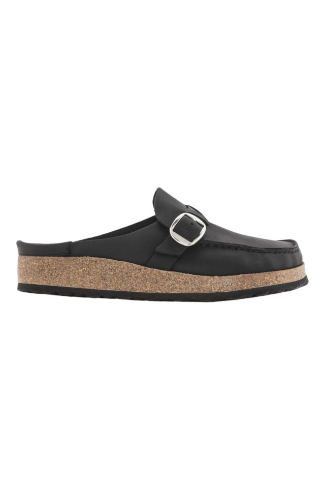 Birkenstock Buckley black, Oiled Leather