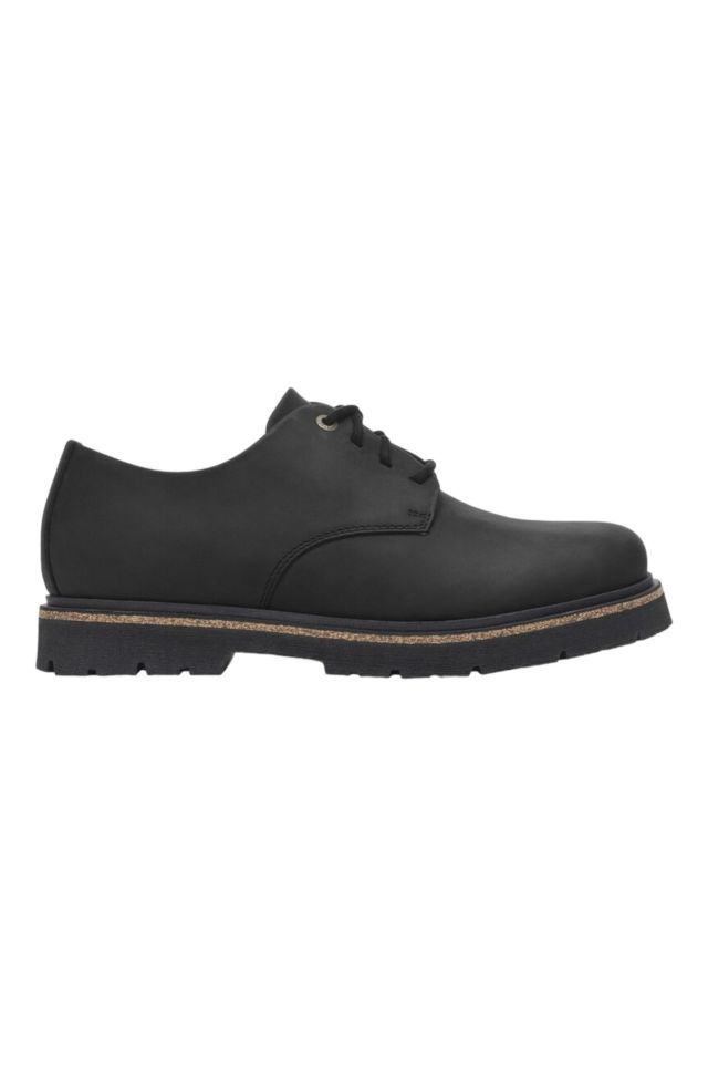 Birkenstock Highwood Lace Low Men black, Oiled Leather