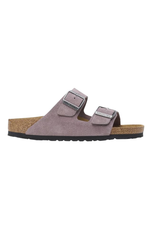 Birkenstock Arizona faded purple, Suede Leather