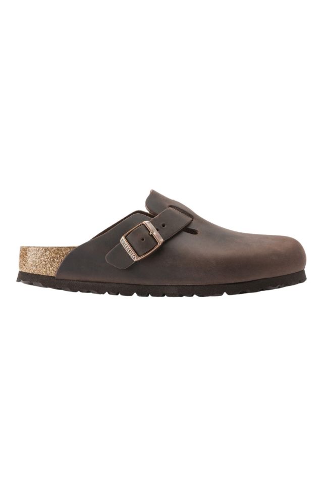 Birkenstock Boston habana, Oiled Leather