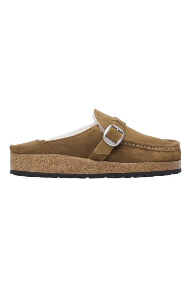 Birkenstock Buckley Shearling tea, Suede Leather