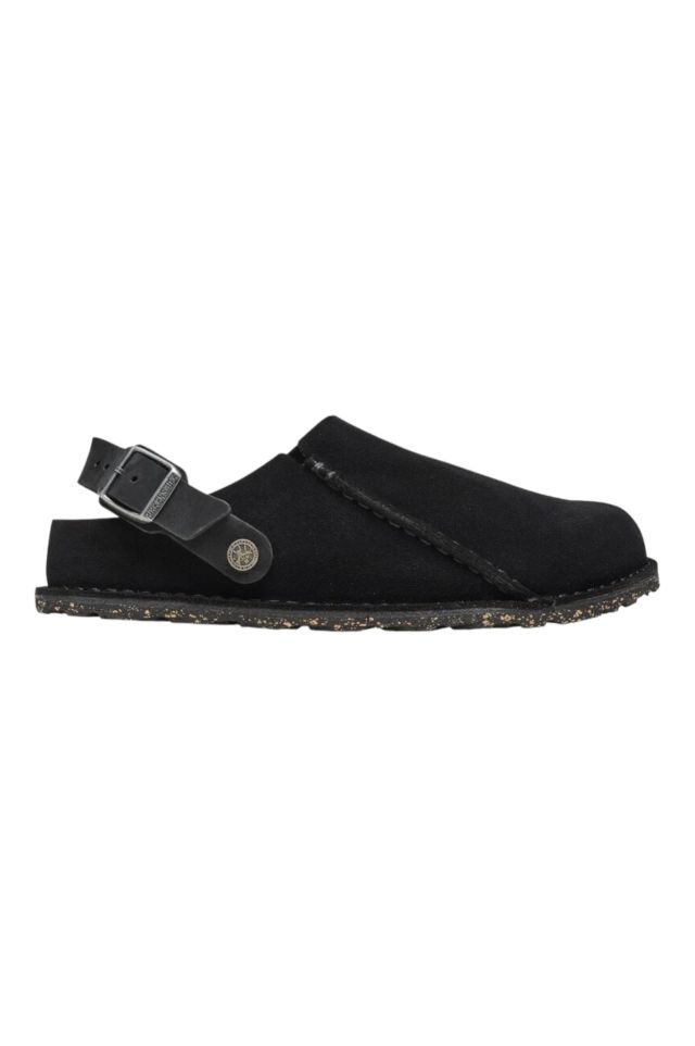 Birkenstock Lutry Premium black, Suede Leather