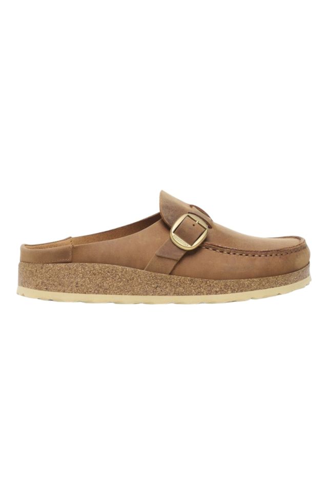 Birkenstock Buckley cognac, Oiled Leather