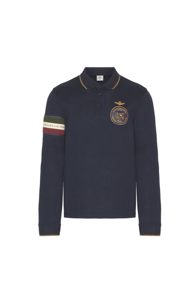 Polo manica lunga aeronautica on sale militare