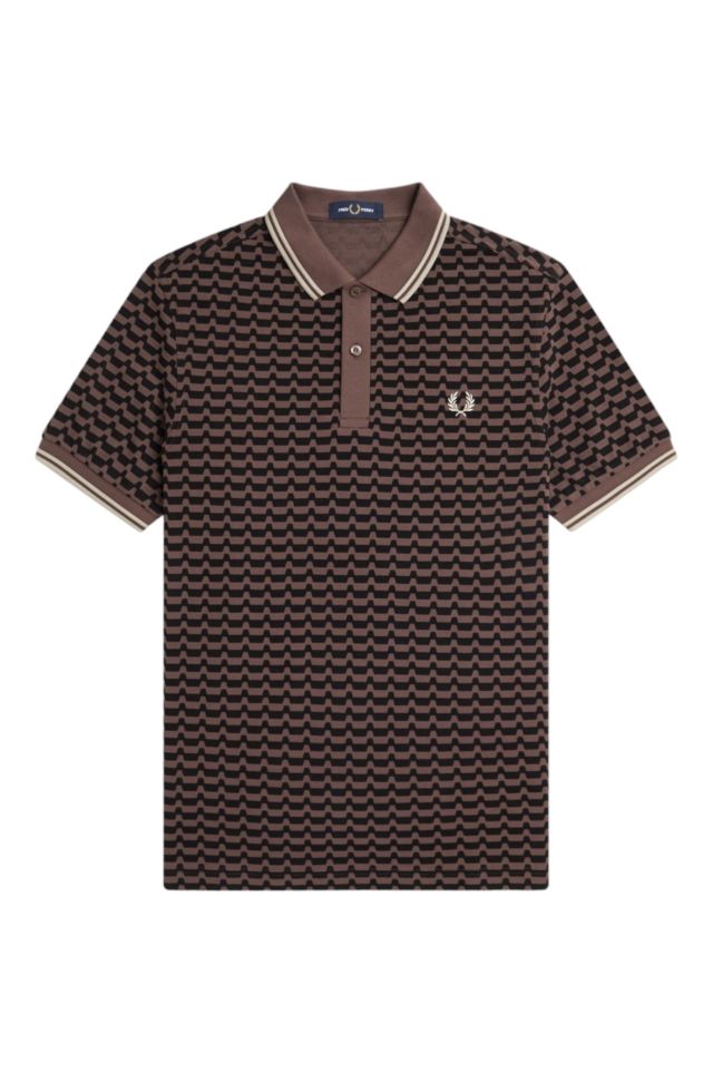 Fred Perry fp abstract graphic fp polo shirt