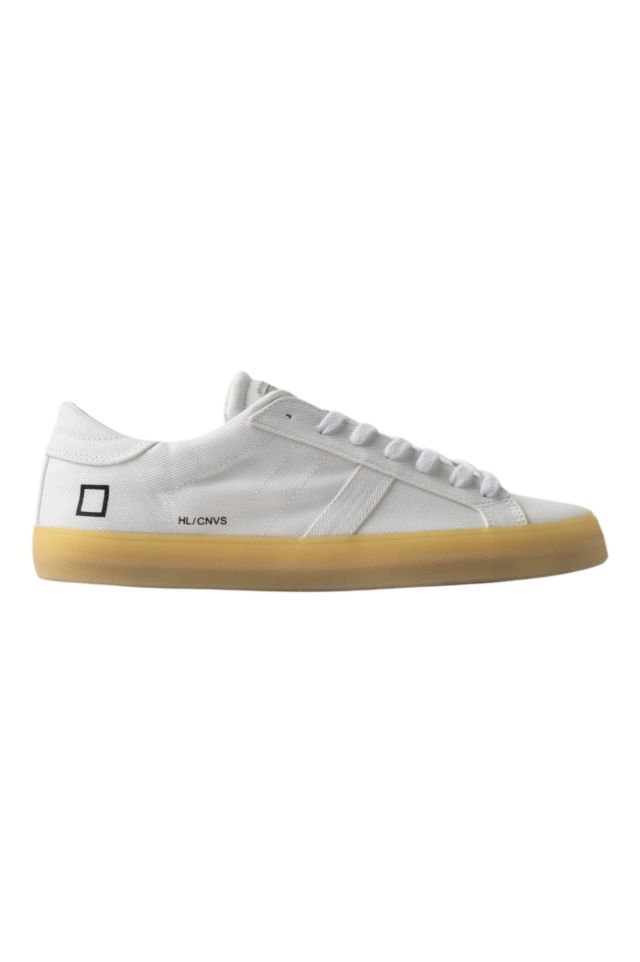 D.A.T.E. Sneaker mod. Hill Low Canvas White M8A