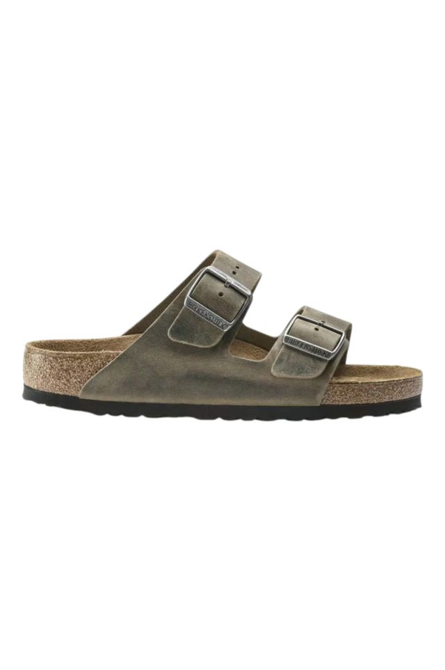 Birkenstock Arizona SFB faded khaki, Oiled Leather