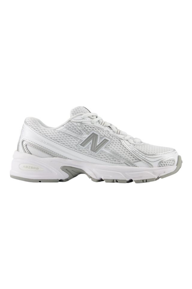 New Balance Scarpa Kids Lifestyle White  Synthetic Leather/Textile