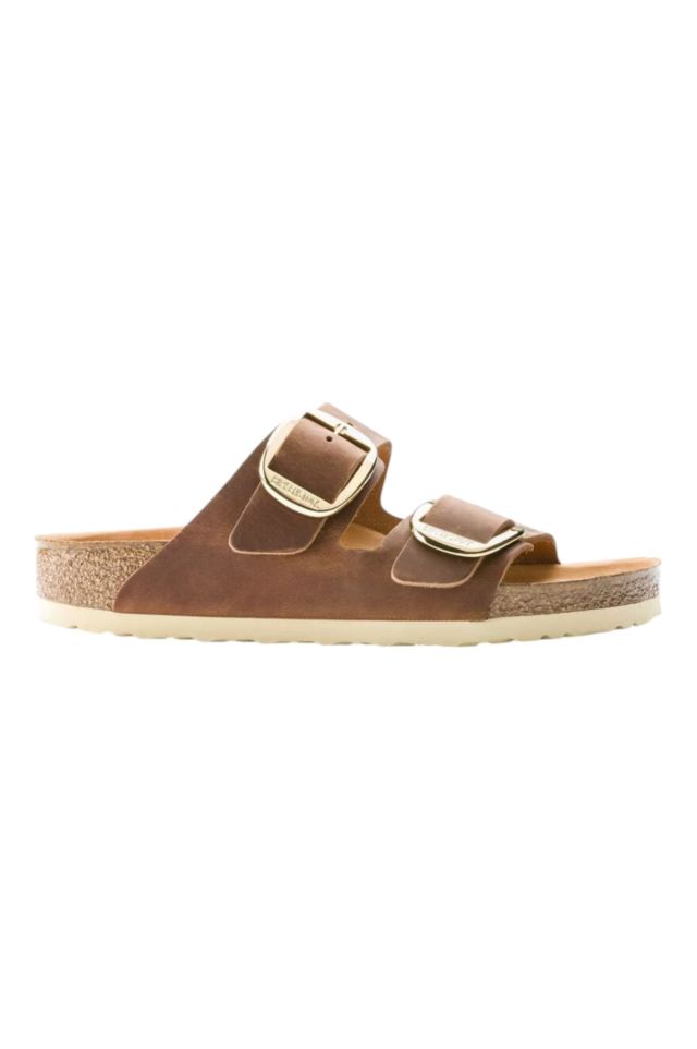 Birkenstock Arizona Big Buckle cognac, Oiled Leather