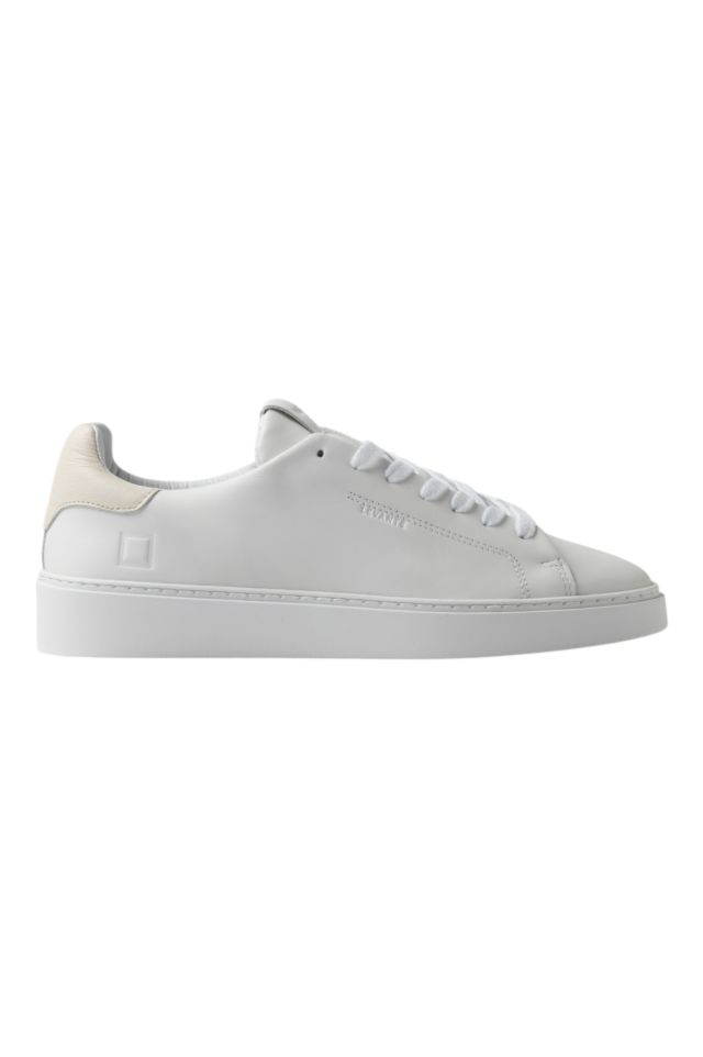 D.A.T.E. Sneaker mod. Levante Calf White-Ivory M10C