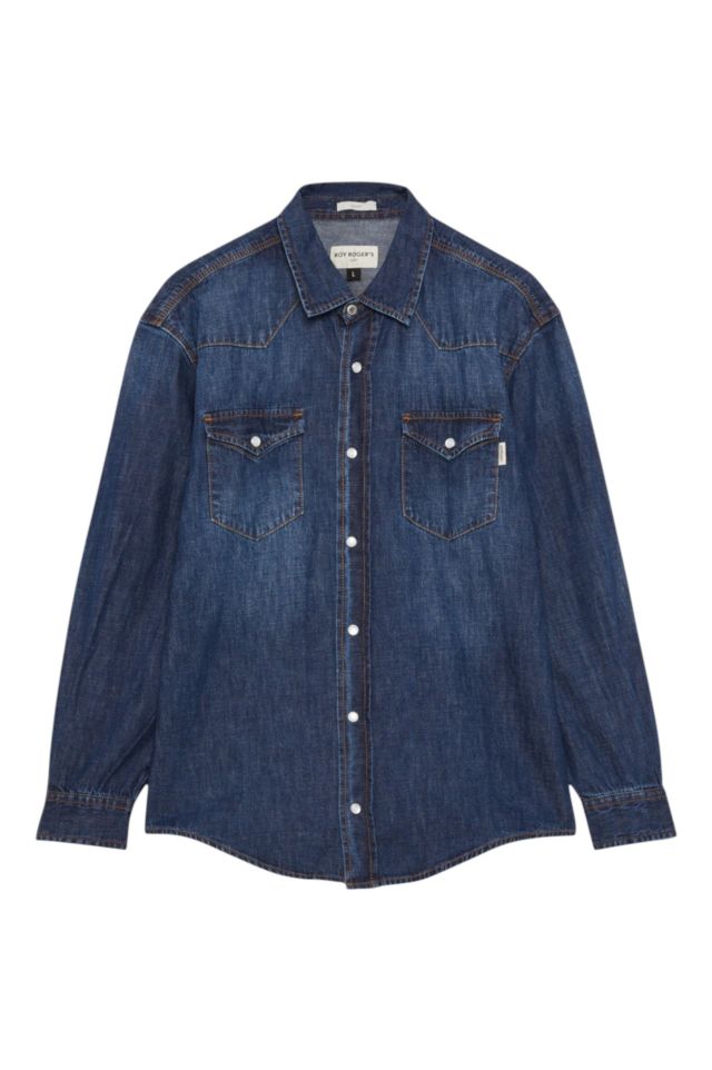 Roy Roger's Shirt Martin MAN  Denim Bruce