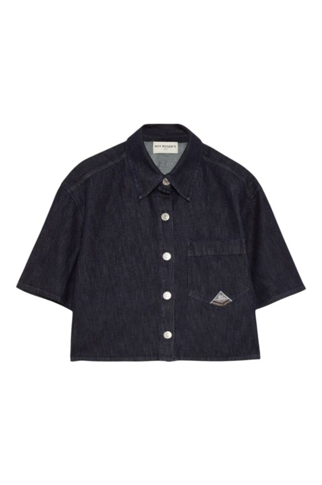 Roy Roger's Shirt S/S WOMAN  Denim light Rinse