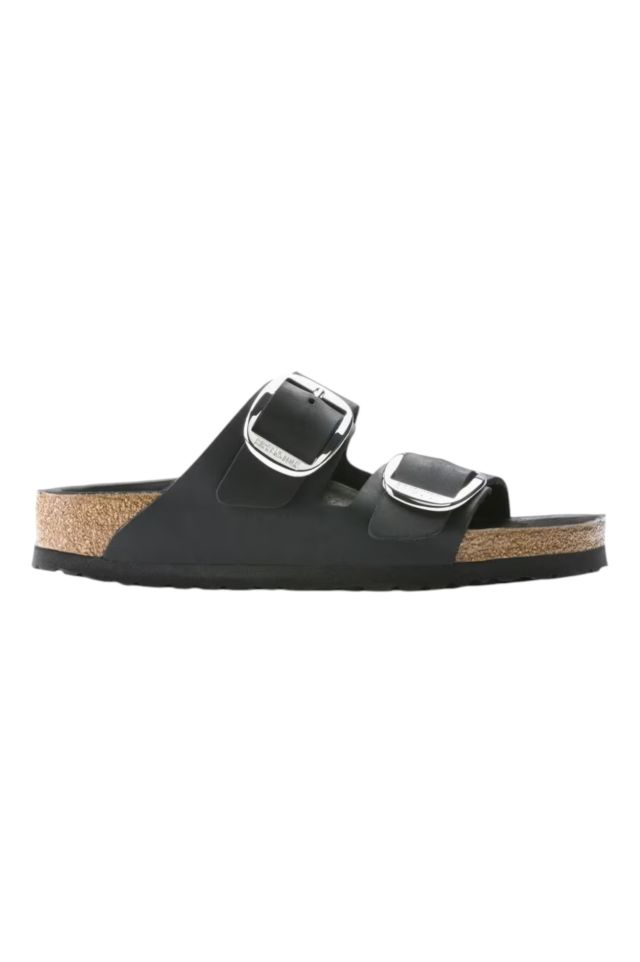 Birkenstock Arizona Big Buckle black, Oiled Leather