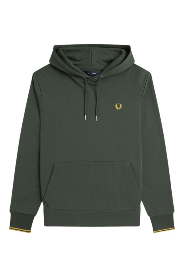 Fred Perry Tipped Hooded Sweatshirt